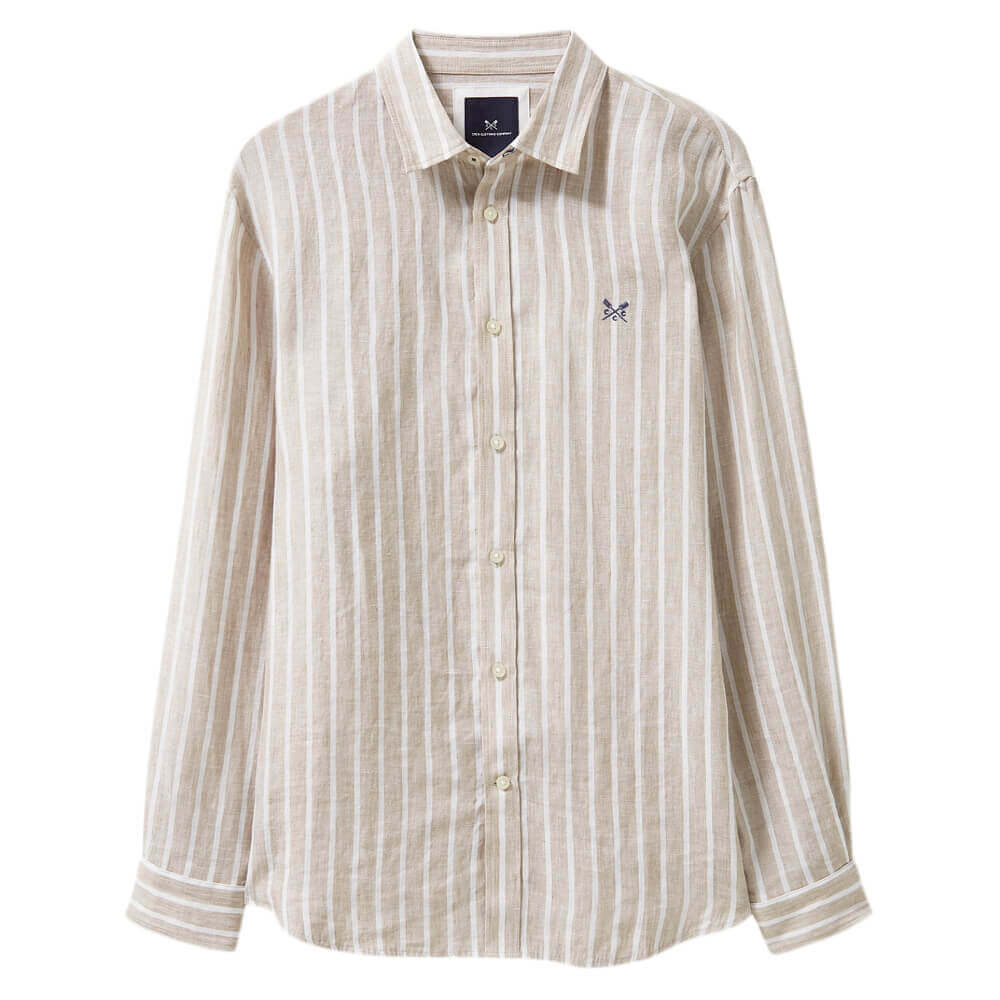 Crew Miles Stripe Linen Shirt